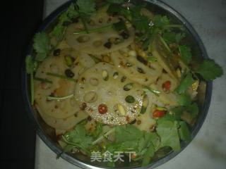 凉拌藕片的做法步骤：7