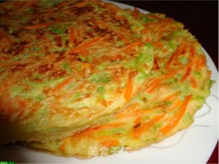 吃出新意,吃出好心情--苦瓜红萝卜烙的做法步骤：6