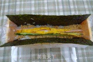 心形寿司简单做（小朋友也可以做）的做法步骤：5