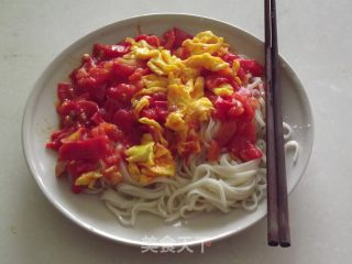 西红柿鸡蛋面（盖浇饭）的做法步骤：7