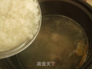 排骨苦菜粥的做法步骤：4