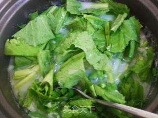 排骨苦菜粥的做法步骤：7