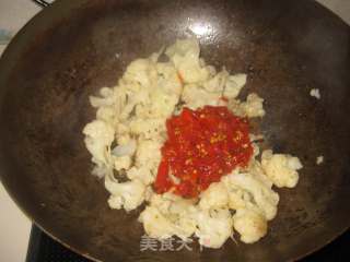 剁椒炒花菜的做法步骤：7