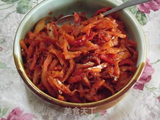 炝拌明太鱼干—地道韩餐料理的做法步骤：6