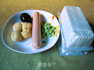 蟹黄豆花的做法步骤：1