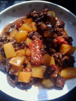番茄土豆炖牛腩的做法步骤：12