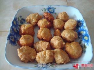 荔枝鸡球的做法步骤：4