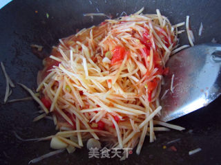 茄汁土豆丝的做法步骤：7