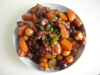 红烧肉焖蛋的做法步骤：8