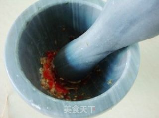 不一样的烹饪方式——无油舂豇豆的做法步骤：4
