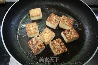 黄豆酱焖老豆腐的做法步骤：4