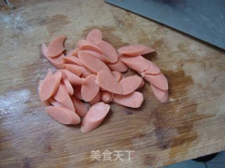 蒜泥火腿南瓜盅的做法步骤：4