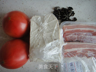 番茄烧豆腐的做法步骤：1