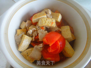 番茄烧豆腐的做法步骤：6