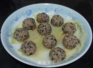木耳丸子的做法步骤：8