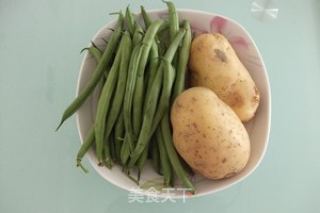 土豆烧刀豆的做法步骤：1