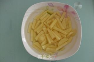 土豆烧刀豆的做法步骤：3