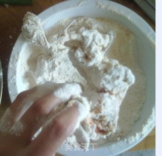 超简单美味的、酥皮炸鸡的做法步骤：8