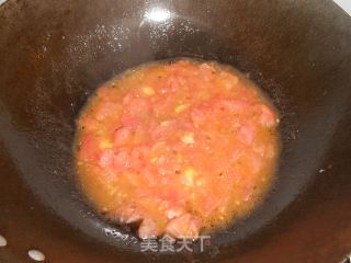 番茄炒菜花的做法步骤：3