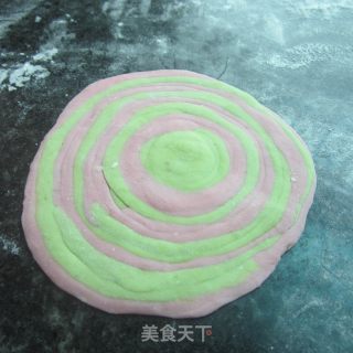 双色煎饼-----刚学的的做法步骤：9