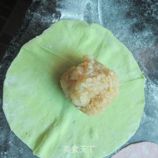 学包糯米鸡------绿色好心情的做法步骤：10