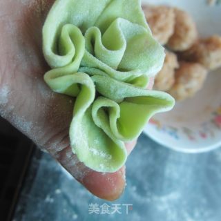 学包糯米鸡------绿色好心情的做法步骤：11