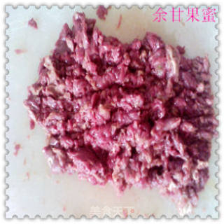 清蒸土豆牛肉丸的做法步骤：2