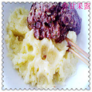 清蒸土豆牛肉丸的做法步骤：8