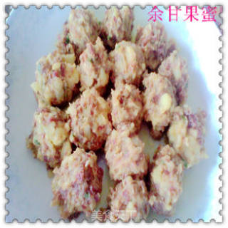 清蒸土豆牛肉丸的做法步骤：9