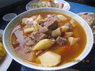 西红柿烧牛肉的做法步骤：6