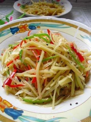 酸辣土豆丝的做法步骤：7