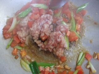 番茄包菜炒米线的做法步骤：7
