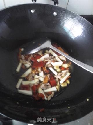 蔬菜炒圆粉的做法步骤：3