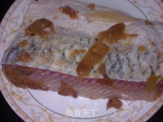 梅子蒸鱼腩的做法步骤：4