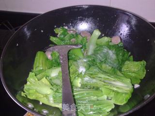 牛肉丸炒芥菜的做法步骤：9
