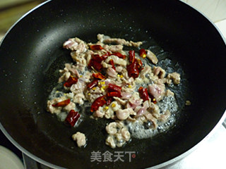 茄子炒肉丝的做法步骤：10