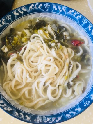 浆水面的做法步骤：5