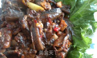爆炒鳝鱼的做法步骤：7