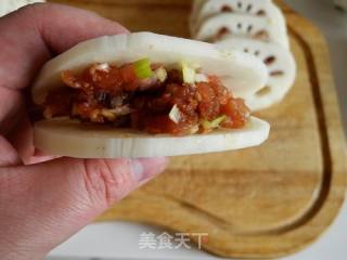 香炸藕合的做法步骤：5