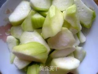 丝瓜粥的做法步骤：3