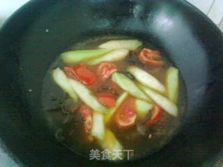 番茄丝瓜蛋汤的做法步骤：7