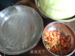 海味冬瓜盅的做法步骤：4