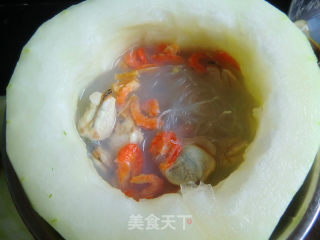海味冬瓜盅的做法步骤：5