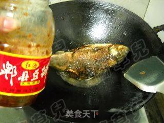 辣烧豆瓣鲫鱼的做法步骤：4