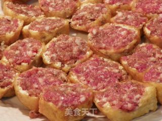 豆泡酿猪肉的做法步骤：2