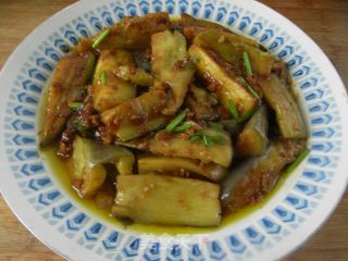 六月鲜豆瓣酱烧茄子的做法步骤：10