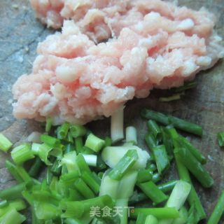 香葱肉末豆腐的做法步骤：3
