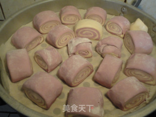 紫薯双色卷的做法步骤：6