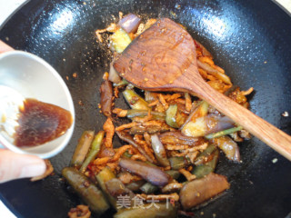 肉丝炒茄子的做法步骤：14