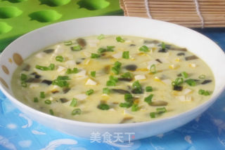 【三色豆腐蛋】的做法步骤：10